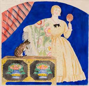 Купчиха с зеркалом